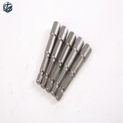 6mm*65mm*5PC CRV Материал 6.35 Шестиугольный магнитный ореховой драйвер для точного затягивания