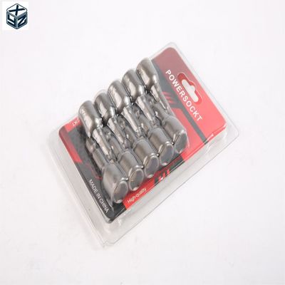 Естественная отделка CRV Материал 6.35 Шексагон 10mm*48mm*10PC Сильный магнитный ореховой драйвер