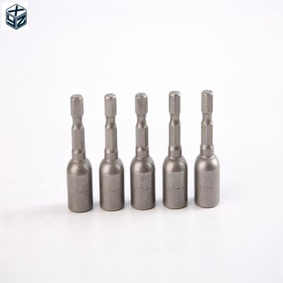Материал CRV 6.35 Шестконный 10mm*42mm*10PC Магнитный ореховой драйвер для сильного магнитного