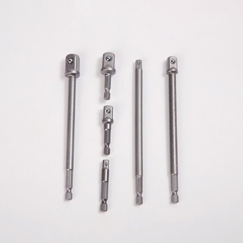 CRV Материал Серебро 1/4' 150MM 6&quot; 2&quot; Adapter Socket Set Ручной/электрический инструмент совместимый
