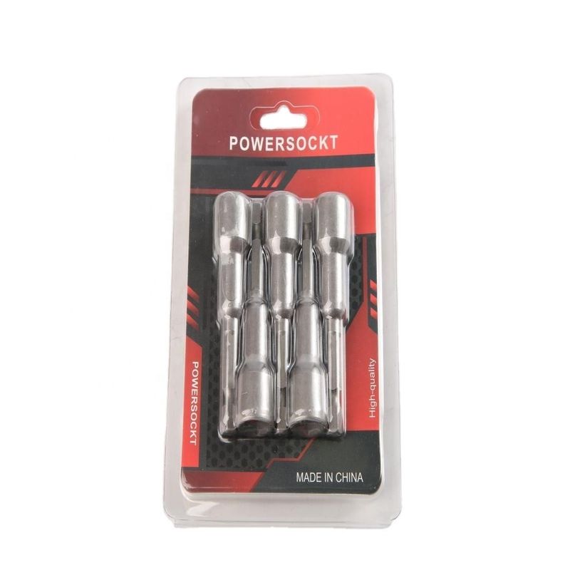 Не классифицируемый класс CRV Материал 6.35 Шексагон 10mm*65mm*5PC Сильный магнитный ореховой драйвер