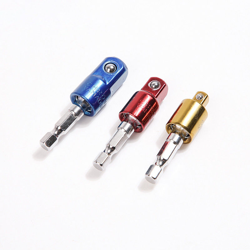 1/4' 54MM 3/8' 56MM 1/2' 59MM Хром CRV Ванадий Цветный универсальный адаптер розетки
